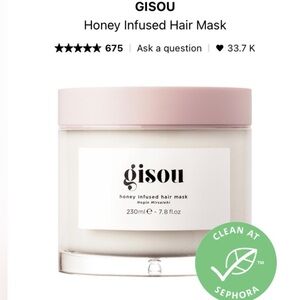 NEW GISOU HONEY INFUSED HAIR MASK 230ml/7.5floz
